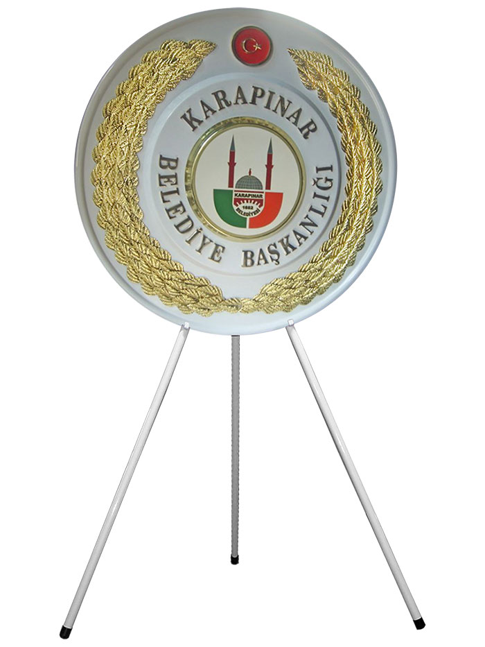 Belediye Baskanligi Metal Celenk