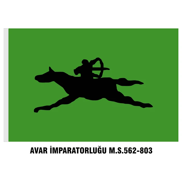 Avar İmparatorluğu Bayrağı - Sancağı - ORİJİNAL