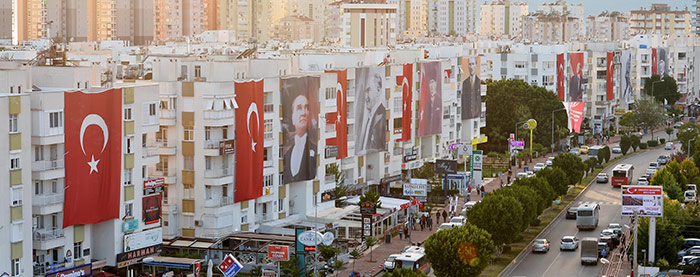 Bina ve Sitelerde Kullanılan Türk Bayrakları - Apartman Bayrağı