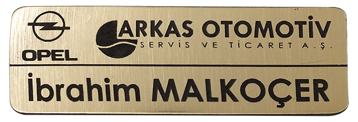 Rezopal Lazer Kazıma Yaka İsimliği Model ve Çeşitleri