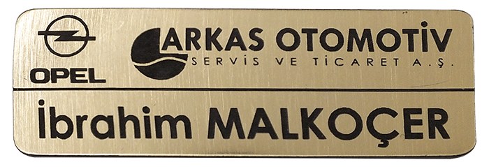 Rezopal Lazer Kazıma Yaka İsimliği Model ve Çeşitleri