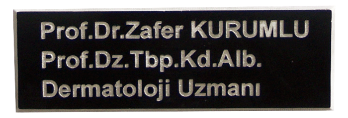 Rezopal Lazer Kazıma Yaka İsimliği Model ve Çeşitleri