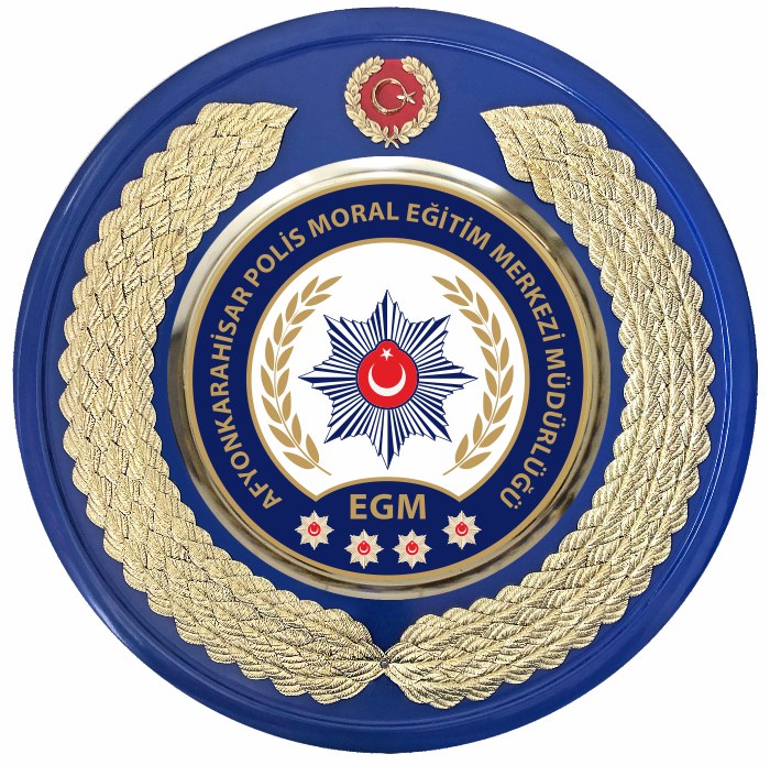 Polis Meslek Eğitim Merkezi Metal Tören Çelengi - POMEM