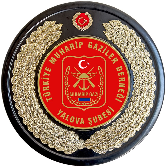 Türkiye Muharip Gaziler Derneği Çelengi - TÜMGAZİDER METAL ÇELENK