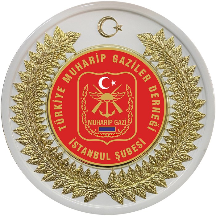 Türkiye Muharip Gaziler Derneği Çelengi - TÜMGAZİDER METAL ÇELENK