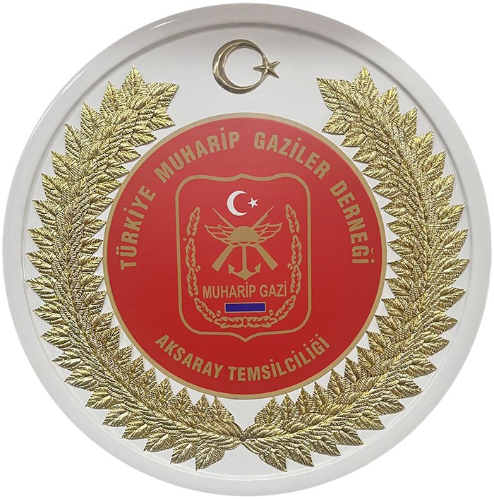 Türkiye Muharip Gaziler Derneği Çelengi - TÜMGAZİDER METAL ÇELENK