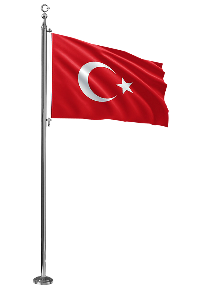Paslanmaz Çelik Şehit, Şehitlik Mezarlık Bayrak Direği