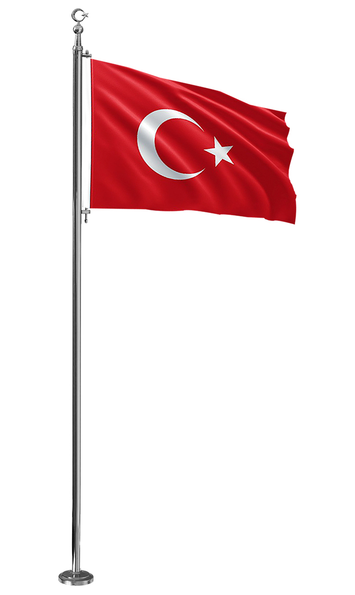 Paslanmaz Çelik Şehit, Şehitlik Mezarlık Bayrak Direği