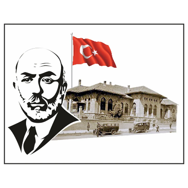 12 Mart İstiklal Marşı - Mehmet Akif Ersoy SATEN KOKART