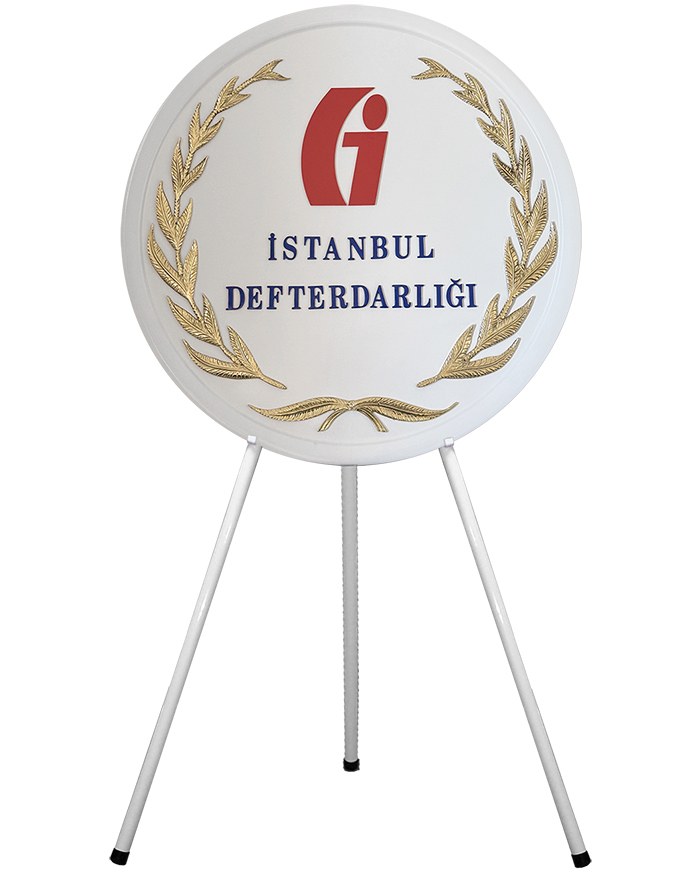 Defterdarlık Metal Tören Çelenkleri - Gelir İdaresi Metal Tören Çelenkleri