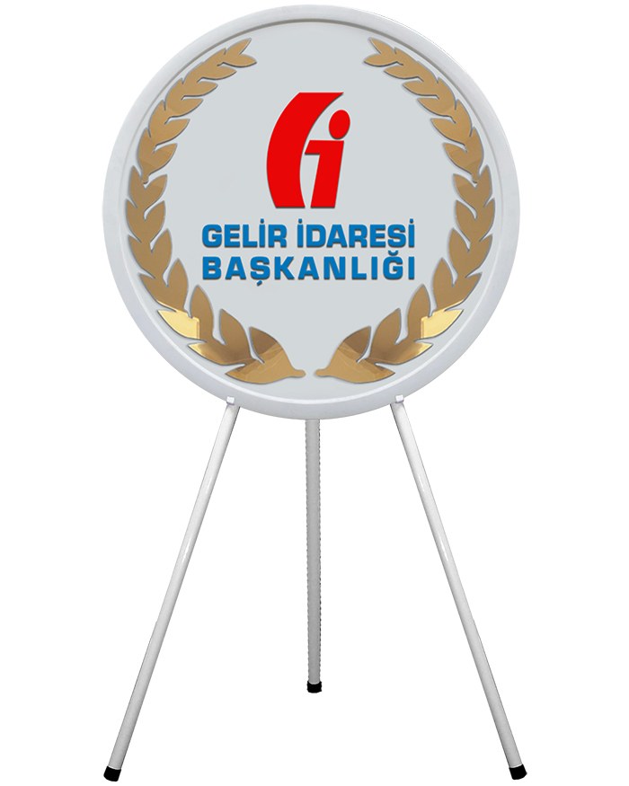Defterdarlık Metal Tören Çelenkleri - Gelir İdaresi Metal Tören Çelenkleri