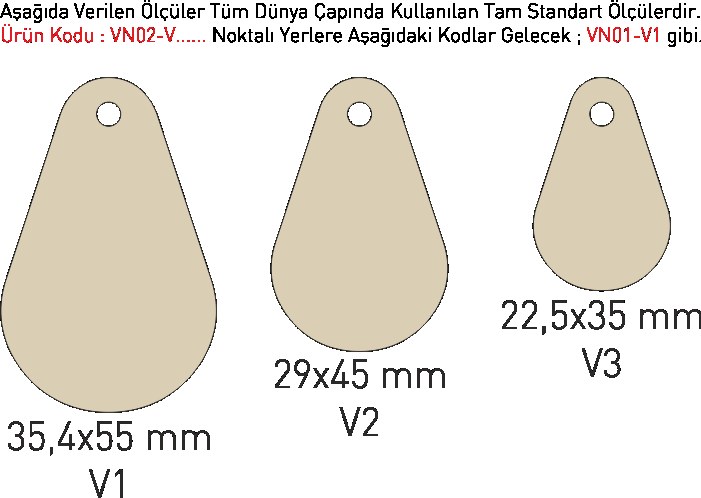 VN02 Vestiyer Numarası ve Vestiyer Askı Numarası