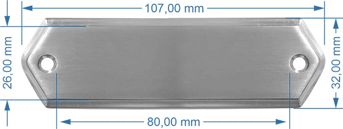 EK103 Pirinç Pahlı Kapı İsimliği - Friksiyon Press