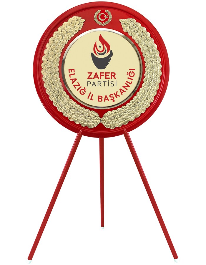 Zafer Partisi Metal Tören Çelengi
