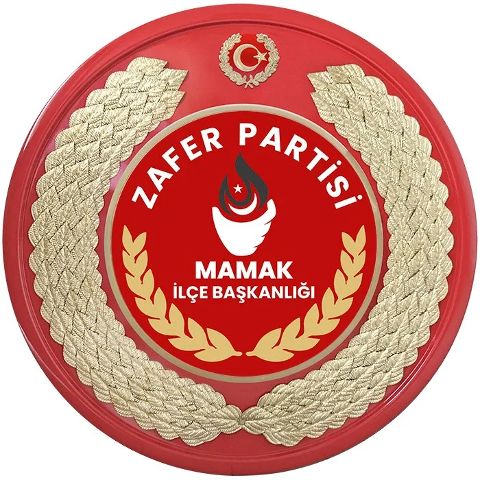 Zafer Partisi Metal Tören Çelengi