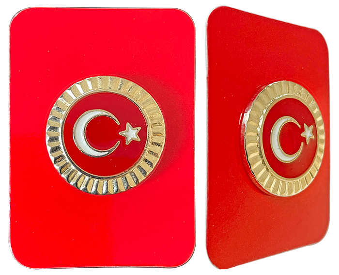 TBR46 Türk Bayrağı Rozeti Meclis Modeli