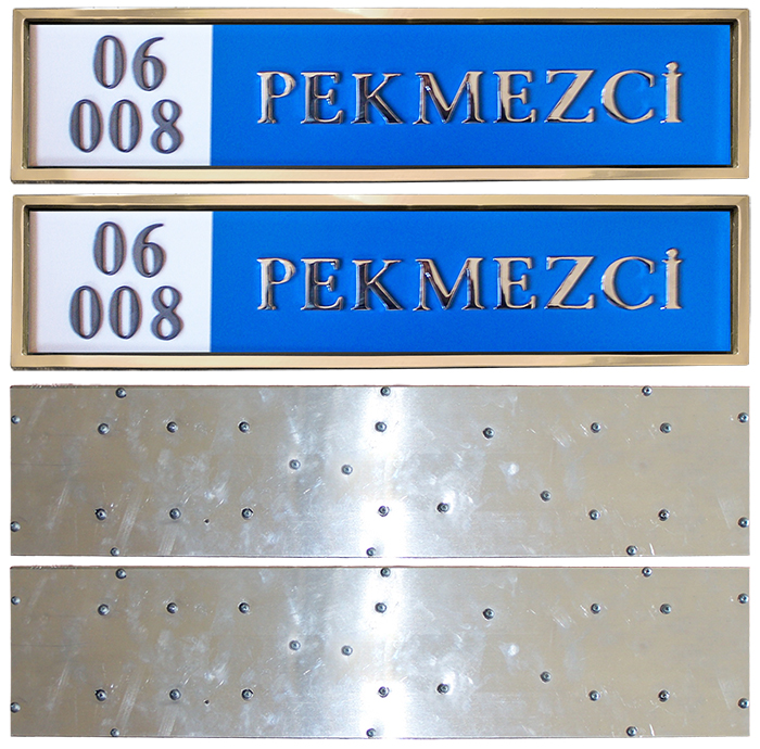 Özel Kurum Araç Plakası | Şahsi Makam Aracı Plakası | Mavi Plaka