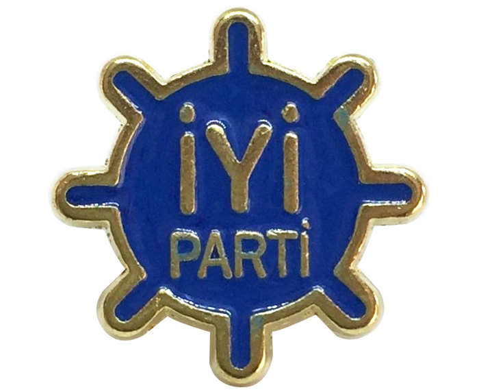 İYİ PARTİ Yaka Rozeti - ÜRÜN KODU: İYİP04