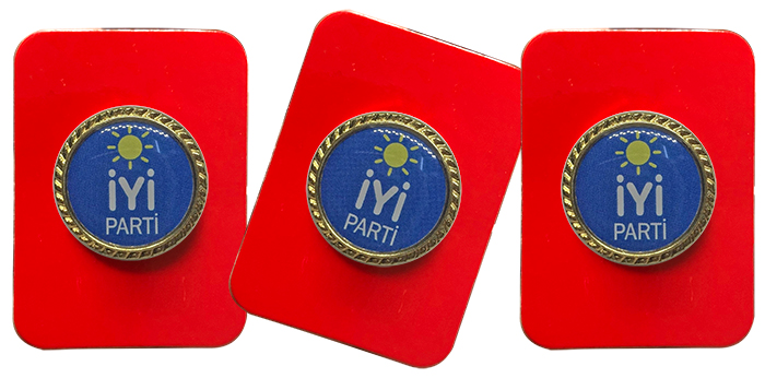 İYİ PARTİ Yaka Rozeti - ÜRÜN KODU: İYİP06