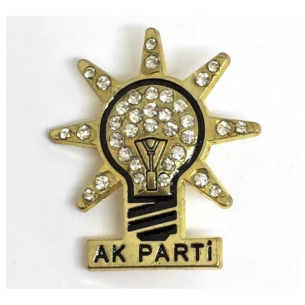 AKP AK PARTİ DÖKÜM YAKA ROZETİ - ÜRÜN KODU:AKP05