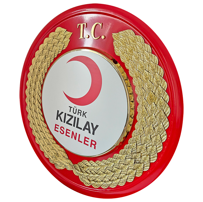 Türk Kızılay Metal Tören Çelengi - Kızılay Metal Çelengi