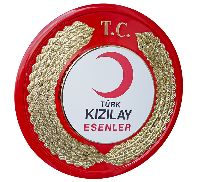 Türk Kızılay Metal Tören Çelengi - Kızılay Metal Çelengi