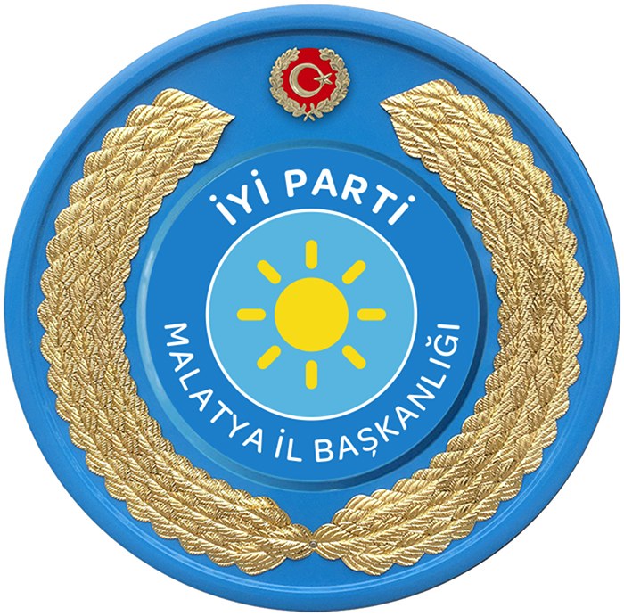 İyi Parti Metal Tören Çelengi - İYİ PARTİ ÇELENK