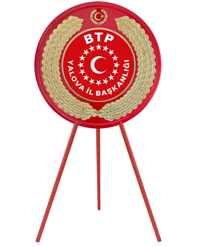 BTP – Bağımsız Türkiye Partisi Metal Tören Çelengi