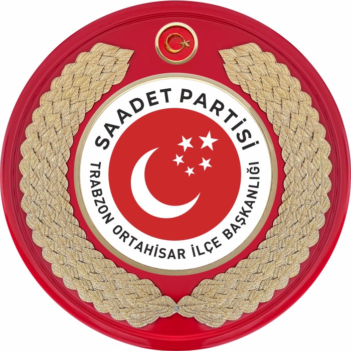 Saadet Partisi Metal Tören Çelengi