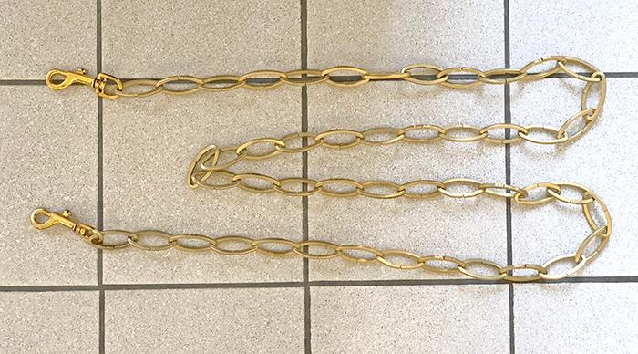 MBZP1 Metal Bariyer Zinciri Sarı Kaplama