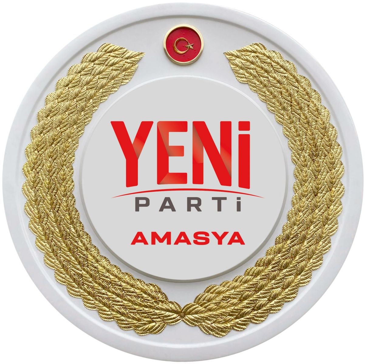 Yeni Parti Metal Tören Çelengi - Merasim Çelengi