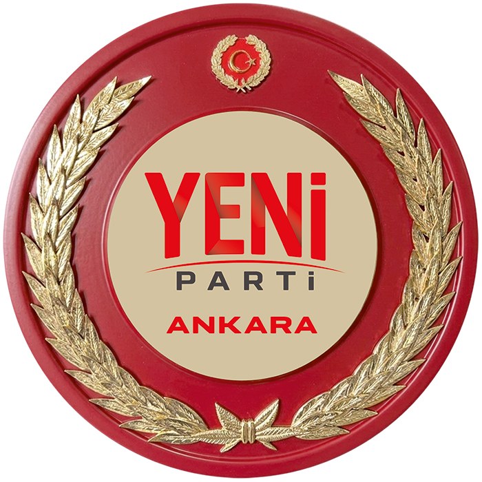 Yeni Parti Metal Tören Çelengi - Merasim Çelengi