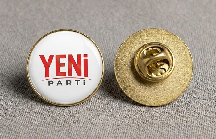 Yeni Parti Metal Yaka Rozeti - Yeni Parti Rozeti