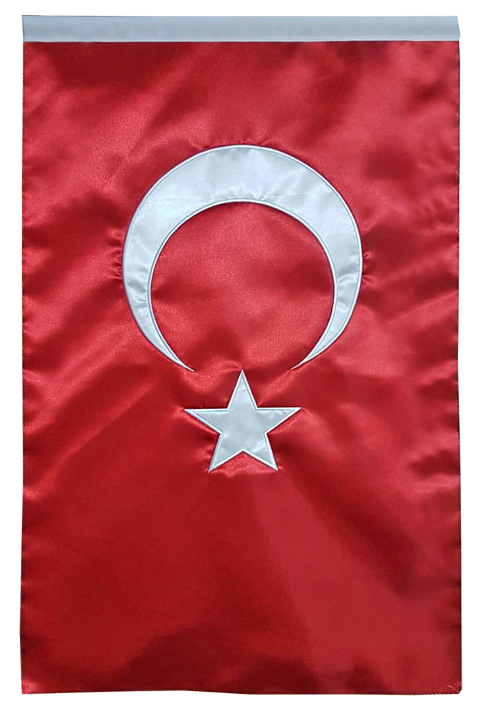 Klasik Saten Makam Türk Bayrağı - STANDART TÜRK BAYRAĞI