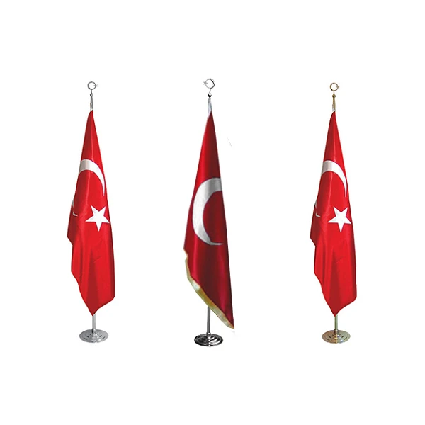 Klasik Saten Makam Türk Bayrağı - STANDART TÜRK BAYRAĞI