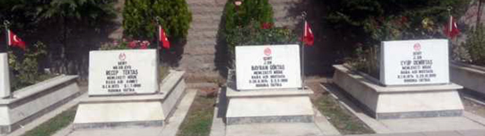 Şehit Mezarlığı İçin Türk Bayrağı - Kabristan / Mezarlık Bayrağı