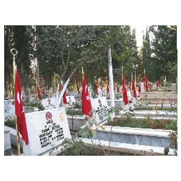 Şehit Mezarlığı İçin Türk Bayrağı - Kabristan / Mezarlık Bayrağı