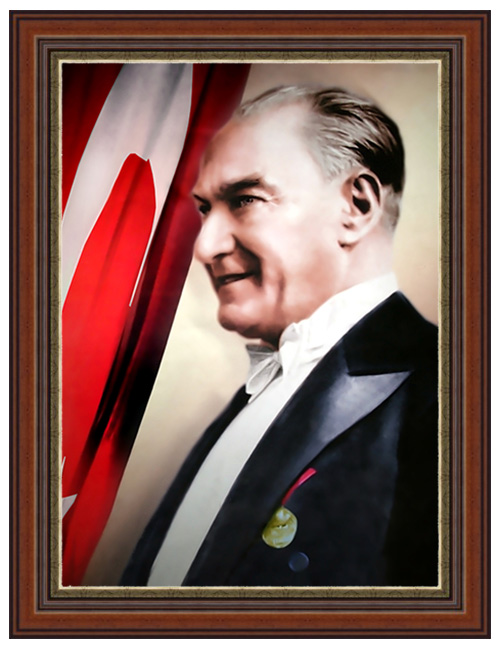 Çerçeveli Atatürk Posteri Model ve Çeşitleri - Atatürk Resmi