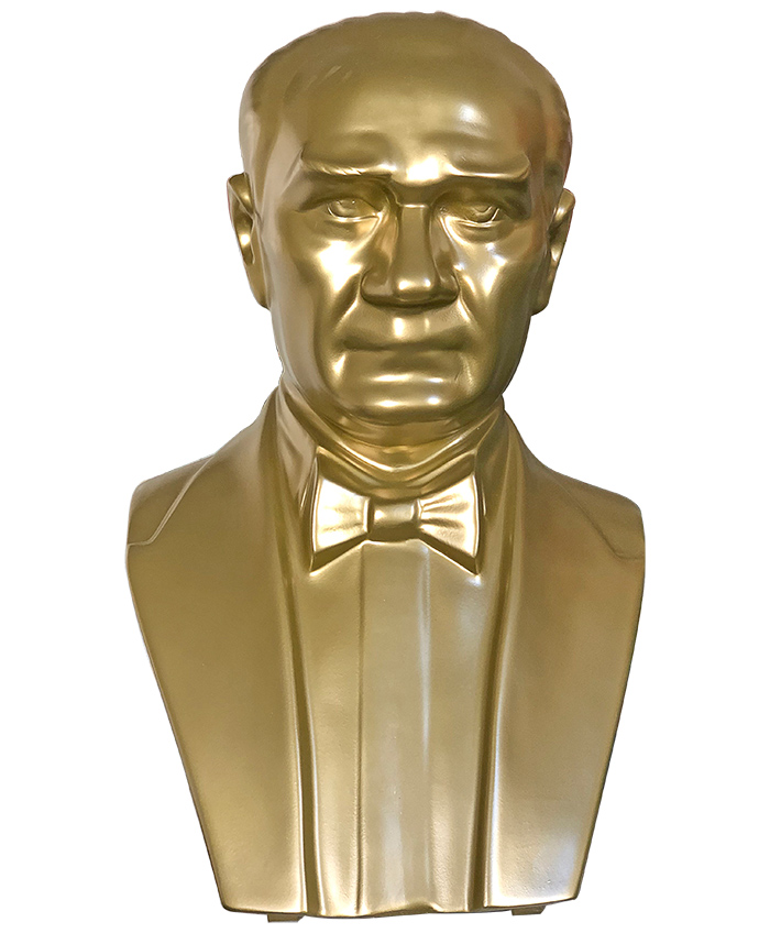 80 cm Fiberglass Atatürk Büstü - 80FGKM1