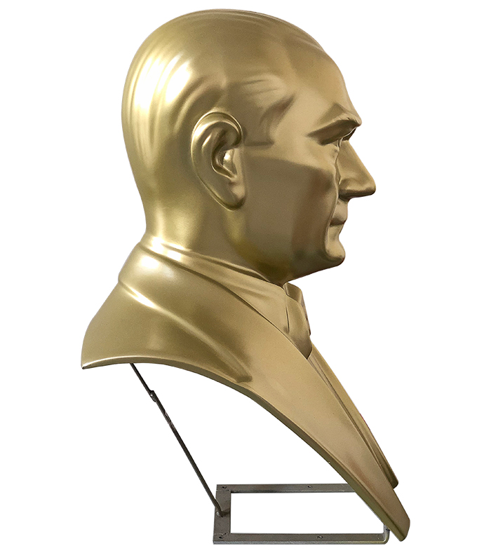 80 cm Fiberglass Atatürk Büstü - 80FGKM1