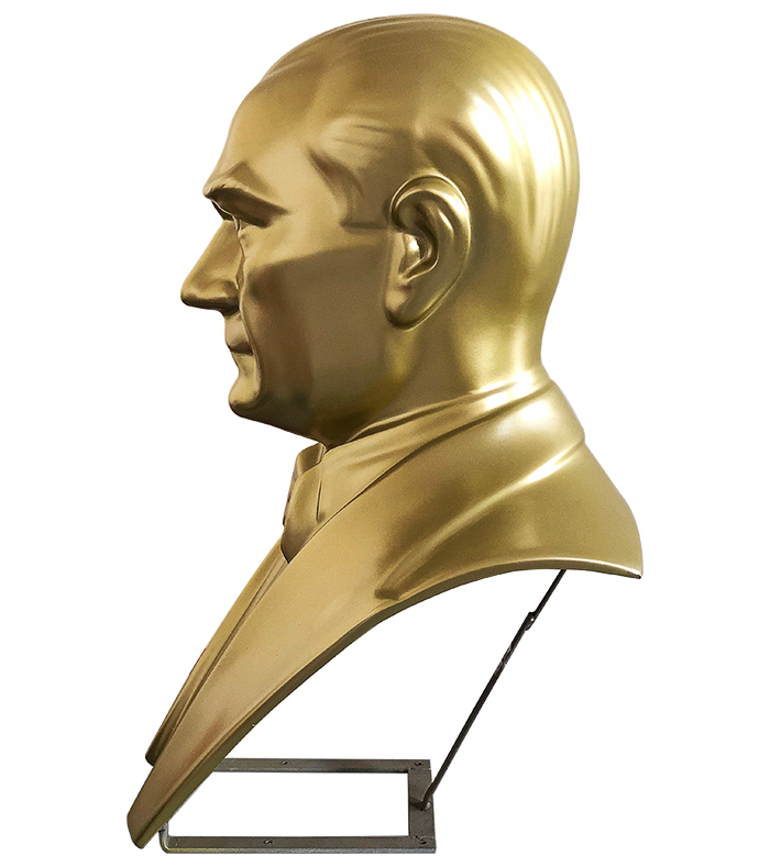 80 cm Fiberglass Atatürk Büstü - 80FGKM1