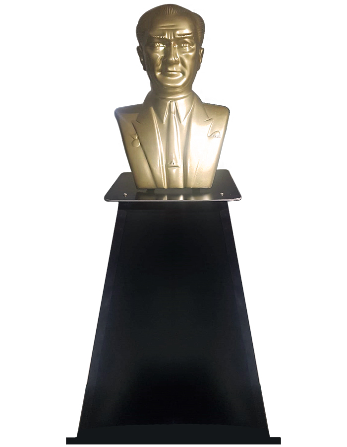 60 cm Fiberglass Atatürk Büstü - 60FGKM1