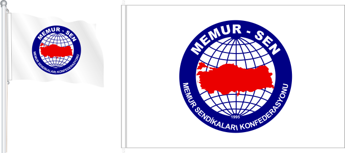 Memur-Sen Memur Sendikaları Konfederasyonu Bayrak ve Flamaları