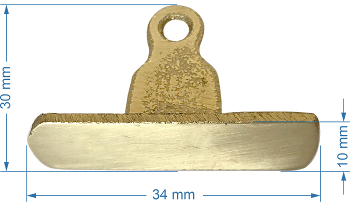 KM01 Pirinç Kazıma İmza Mühürü - YENİ ÜRÜN