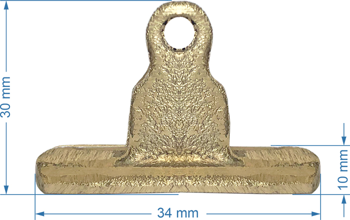 KM01 Pirinç Kazıma İmza Mühürü - YENİ ÜRÜN