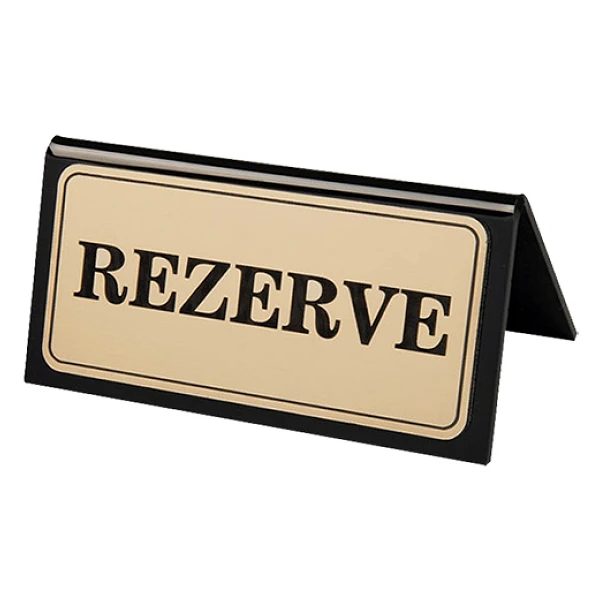 R01 - Pleksiglass Masa Rezerve Yazıları