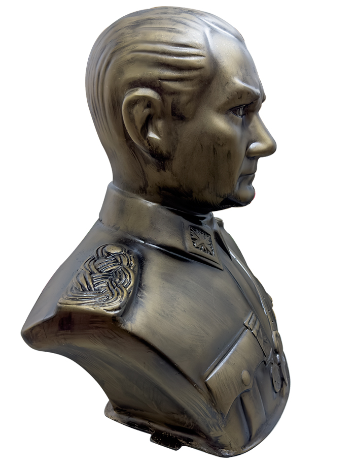 80 cm Fiberglass Maraşal Atatürk Büstü - 80FGAKM2