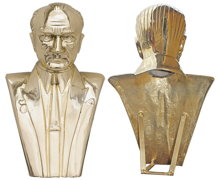 70 cm Pirinç Atatürk Büstü - 70PABKM