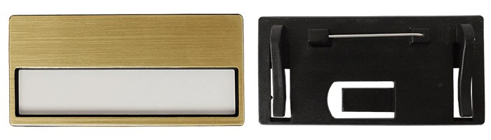 PYK01 PVC Plastik Yaka İsimliği - ALTIN