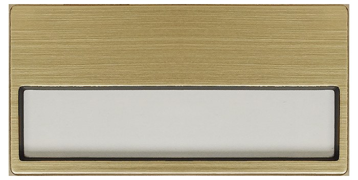 PYK01 PVC Plastik Yaka İsimliği - ALTIN